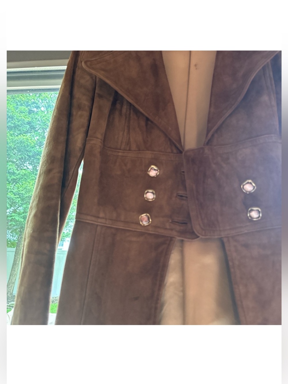 Vintage Suede Trenchcoat - Picture 2 of 8